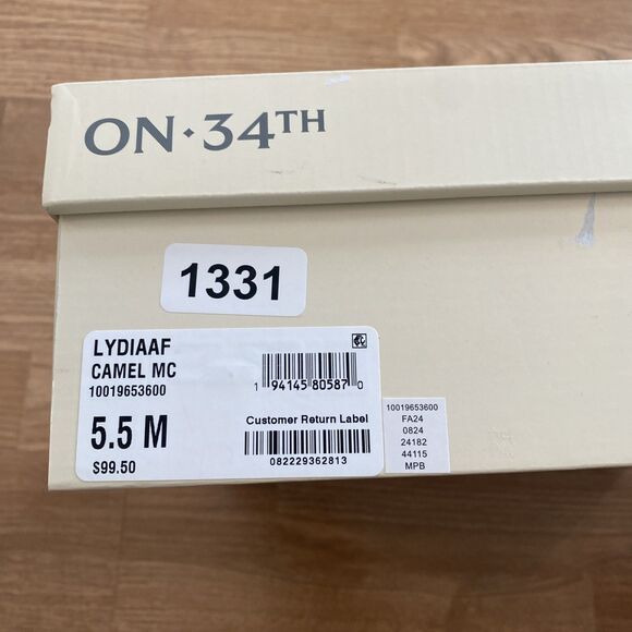 On 34th Womens Lydiaa Pointed-Toe block Heel Booties Black Size 5.5M New - Picture 4 of 16